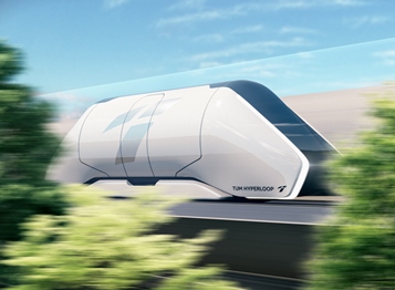 Hyperloop: LED-Leiste im Frontbereich kleben